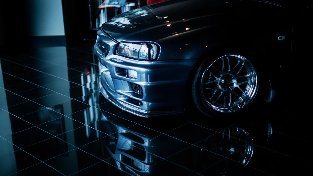отражение, Nissan skyline, r34, ниссан, тюнинг