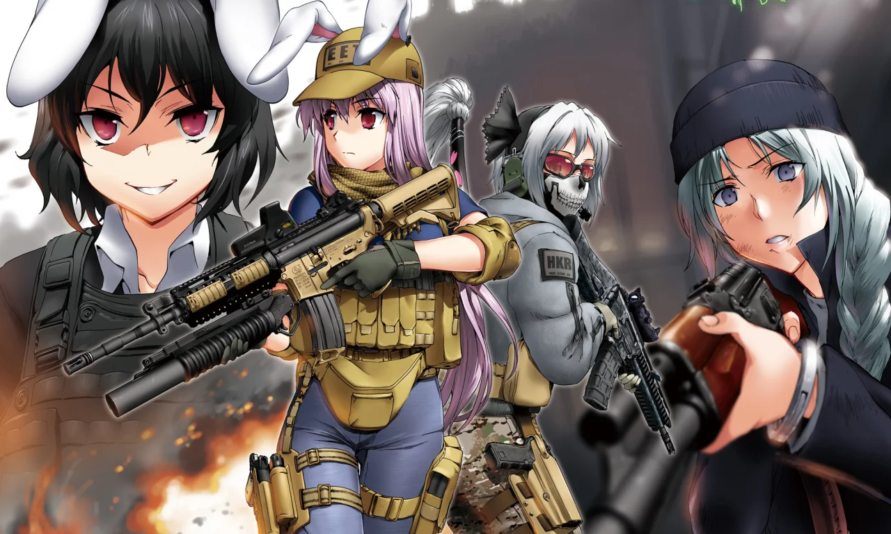 call of duty , byeontae jagga , reisen udongein inaba, Арт, touhou, inaba tewi , konpaku youmu
