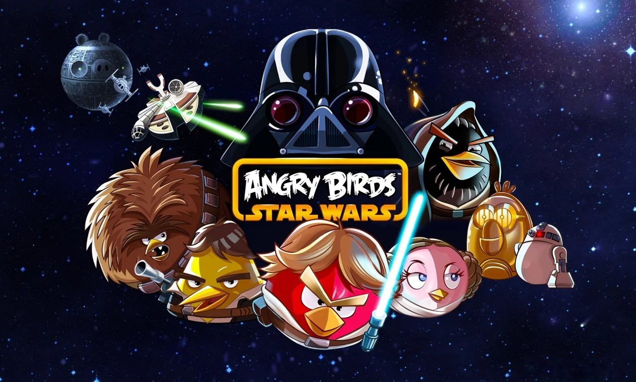 Star wars, дарт вейдер, злые птицы, звездные войны, angry birds