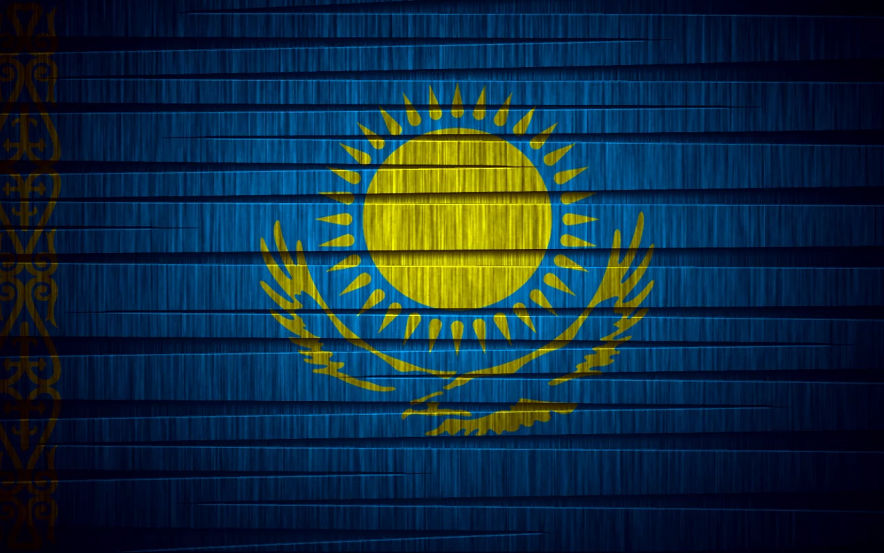 солнце, флаг казахстана, Флаг