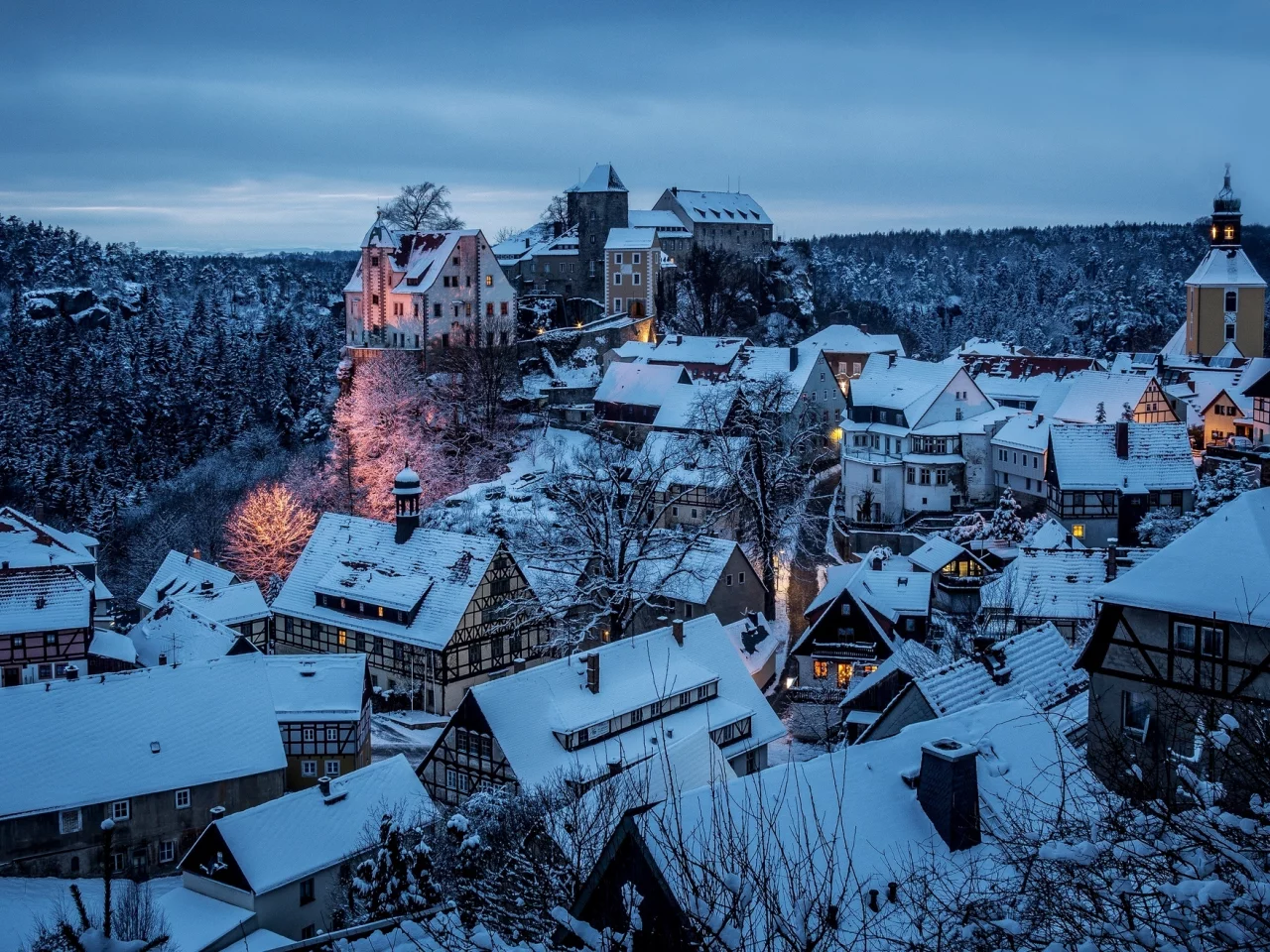 germany, landkreis s__chsische schweiz, город, хонштайн, hohnstein, saxony