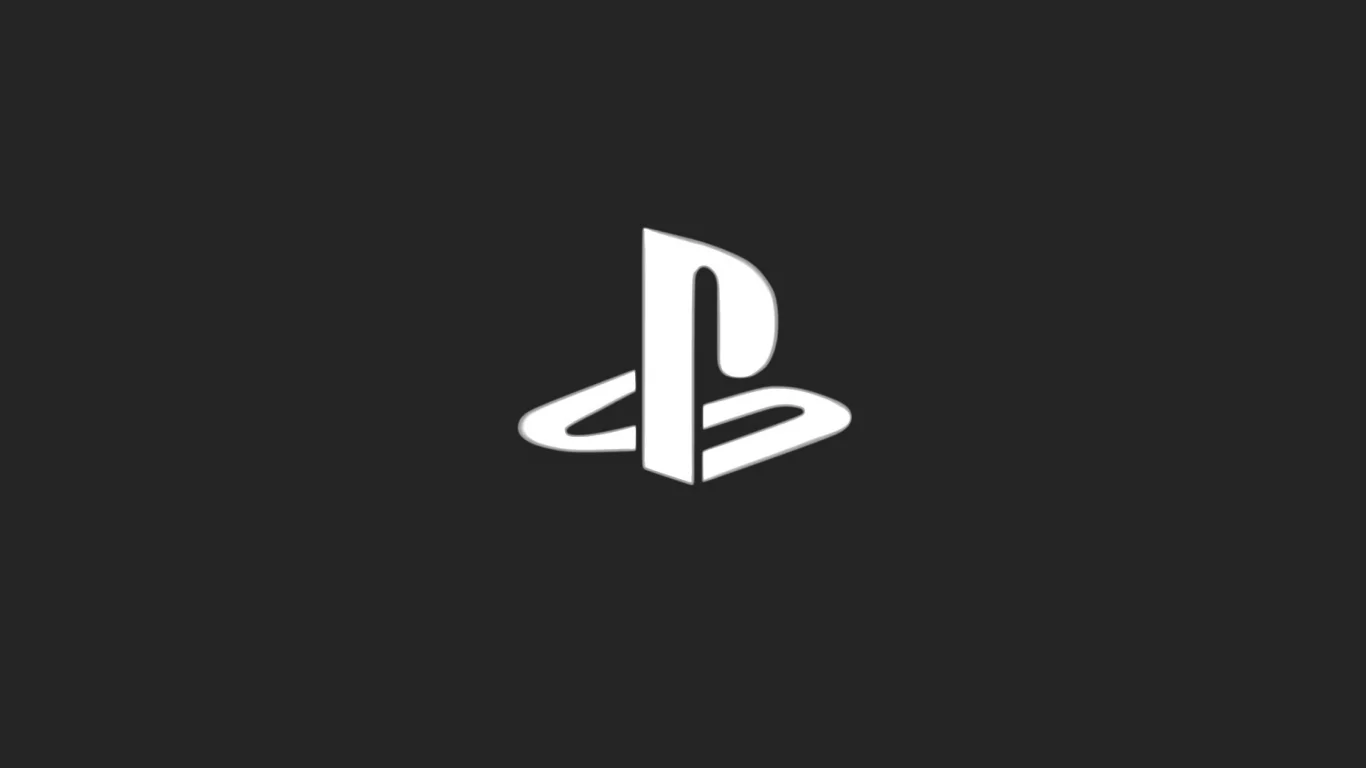 логотип, консоль, playstation, серый, фон, Sony playstation