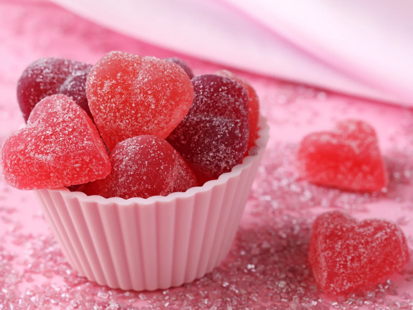 десерт, сладкое, сахар, еда, сердце, мармелад, сердечки