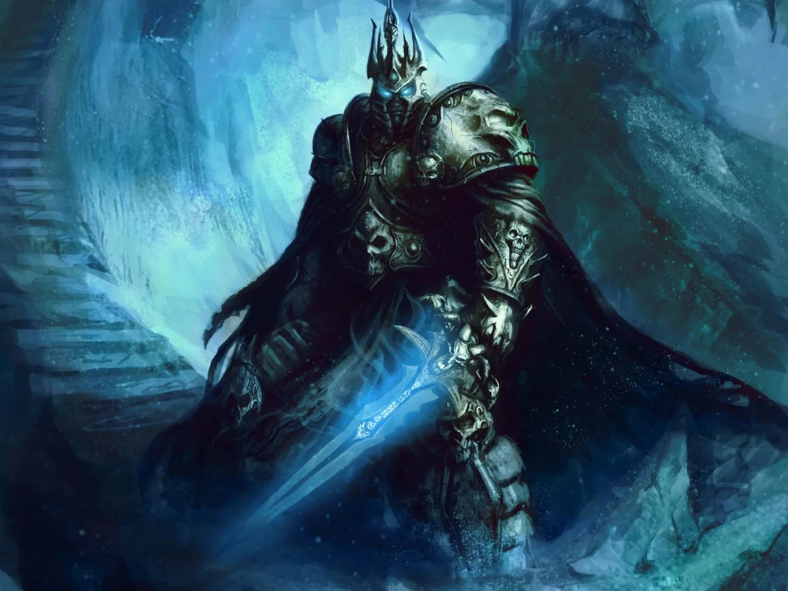 меч, arthas, броня, World of warcraft, fanart, шлем, wow, ступени, lich king