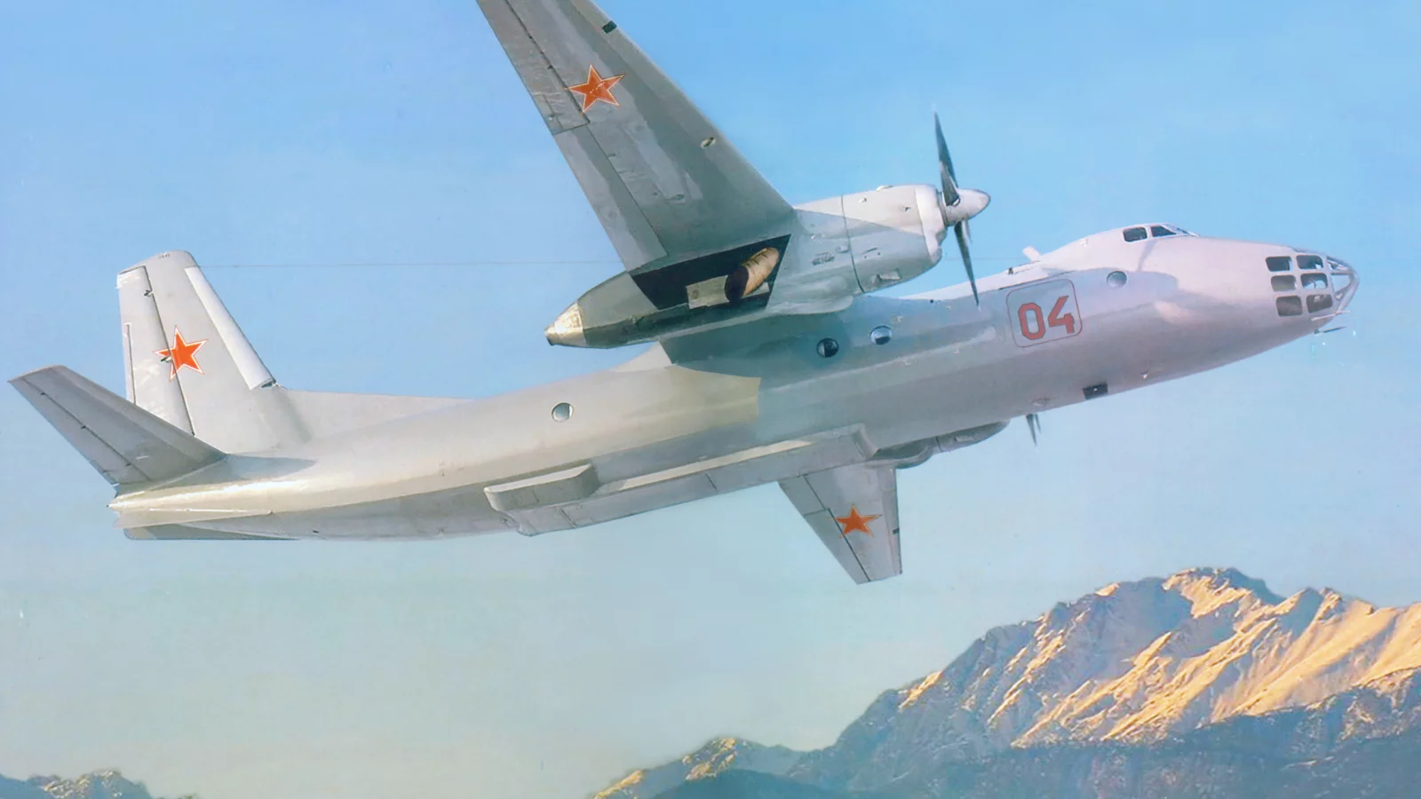 воздушного, советский, ан-30, наблюдения, самолёт, Небо