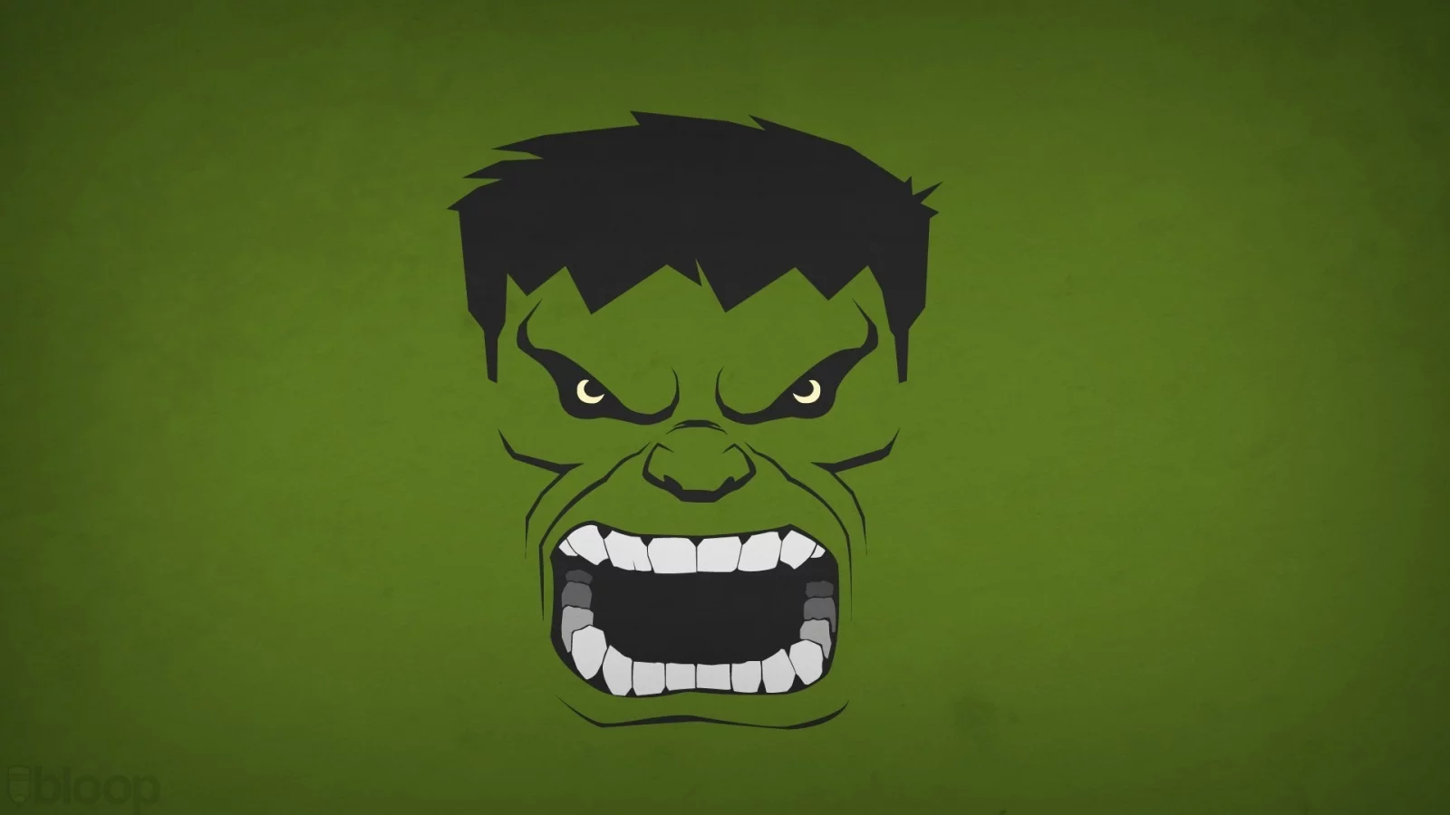 hulk, халк, минимализм, Blo0p, marvel comics