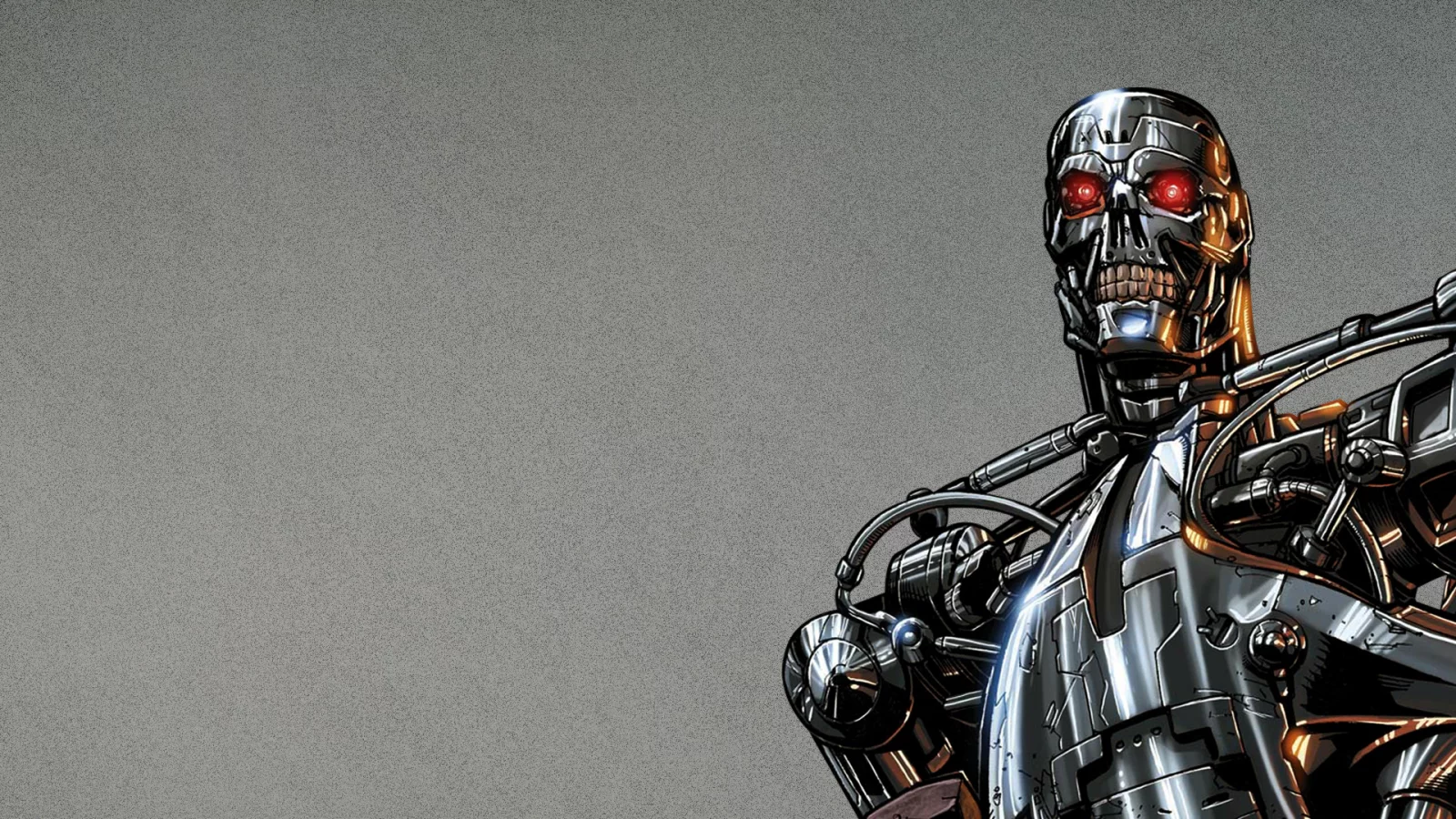 робот, терминатор, terminator, t-800, фантастика, сталь