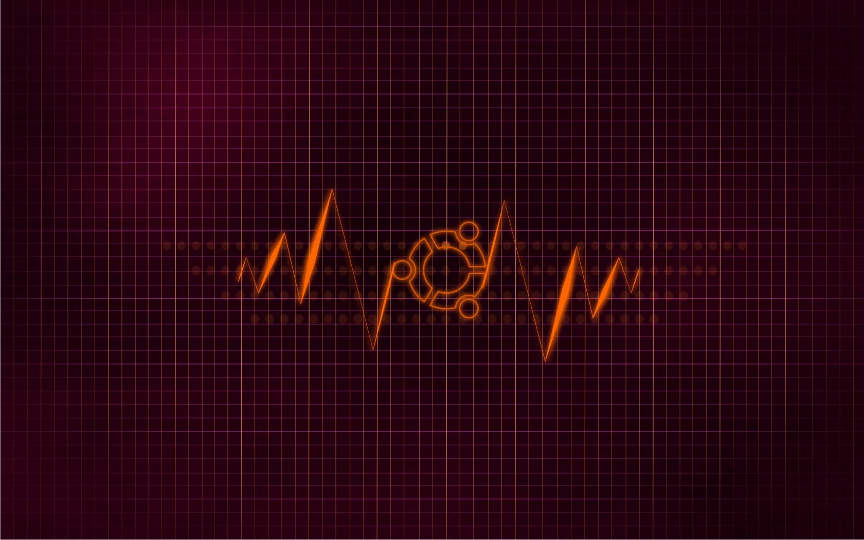 linux, фиолетовый, минимализм, Ubuntu