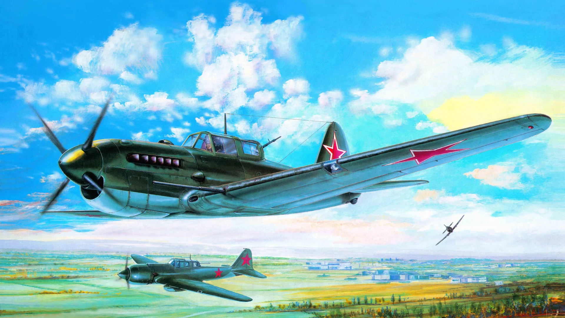 самолет, советский, Арт, су-6, опытный, ам-42
