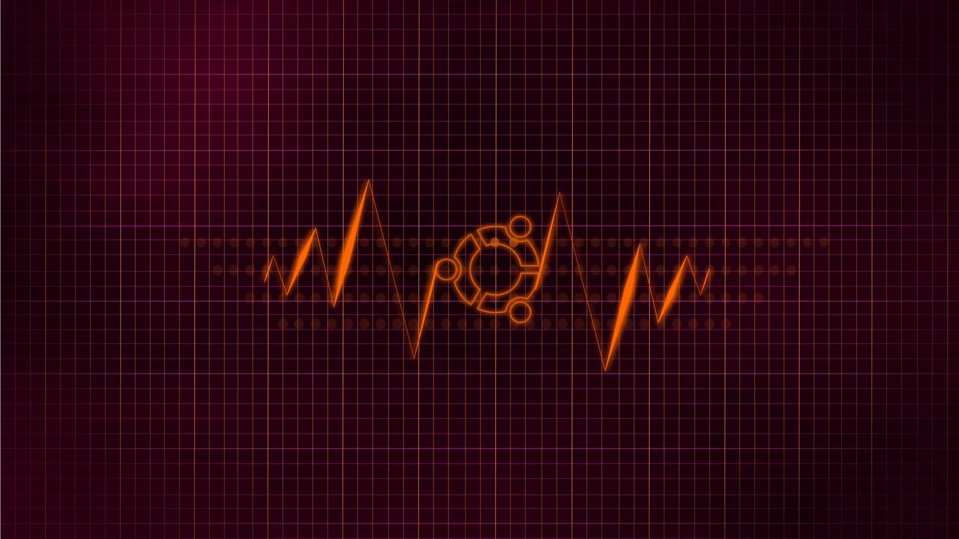 linux, фиолетовый, минимализм, Ubuntu