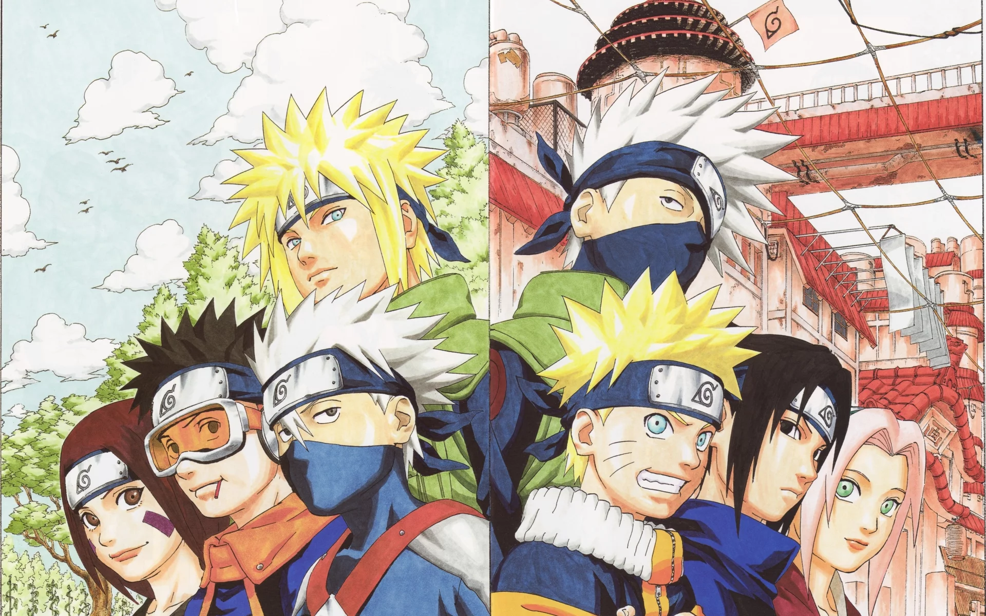 obito, sasuke, kakashi, rin, naruto, Anime, sakura, minato