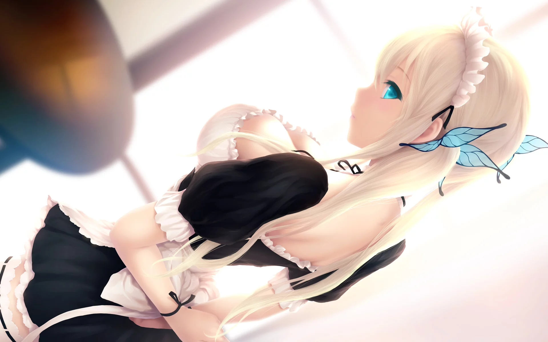 boku wa tomodachi ga sukunai, kashiwazaki sena, Арт, девушка, горничная, cait