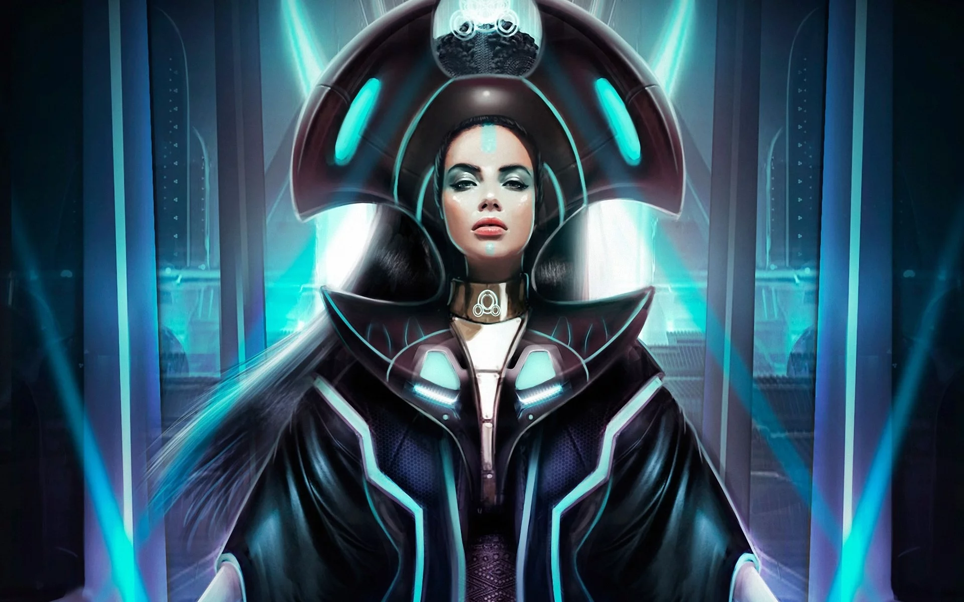 арт, galaxy saga, девушка, фантастика, minerva, daniel lim