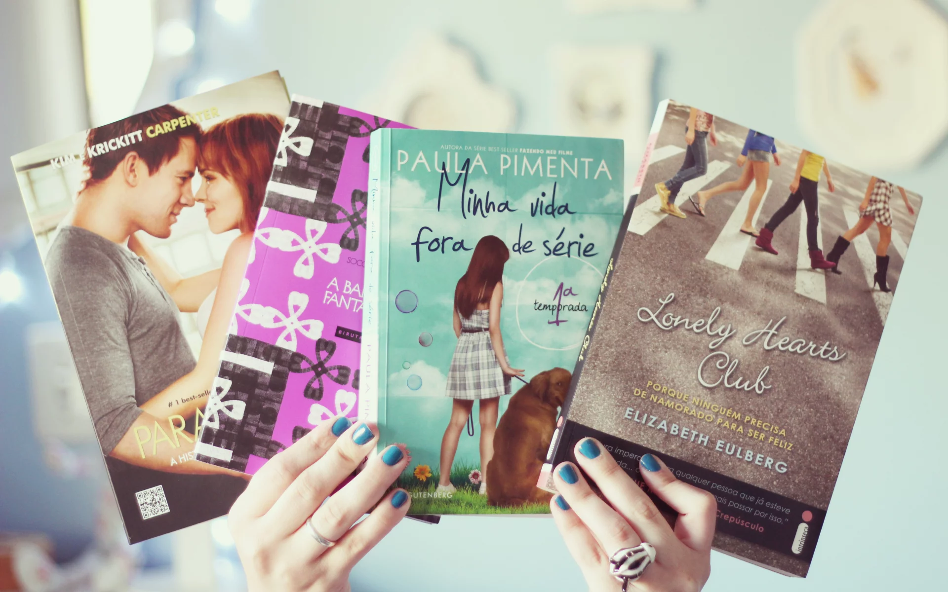 книжки, ногти, книги, лак, девушка, руки, настроения