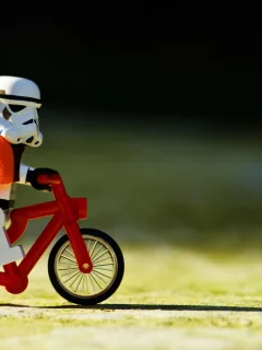 клон, велосипед, Lego, star wars, звёздные войны