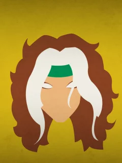 шельма, rogue, Blo0p, минимализм, x-men