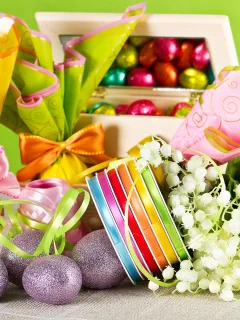 шоколад, easter, конфеты, яйца, пасхальные, пасха