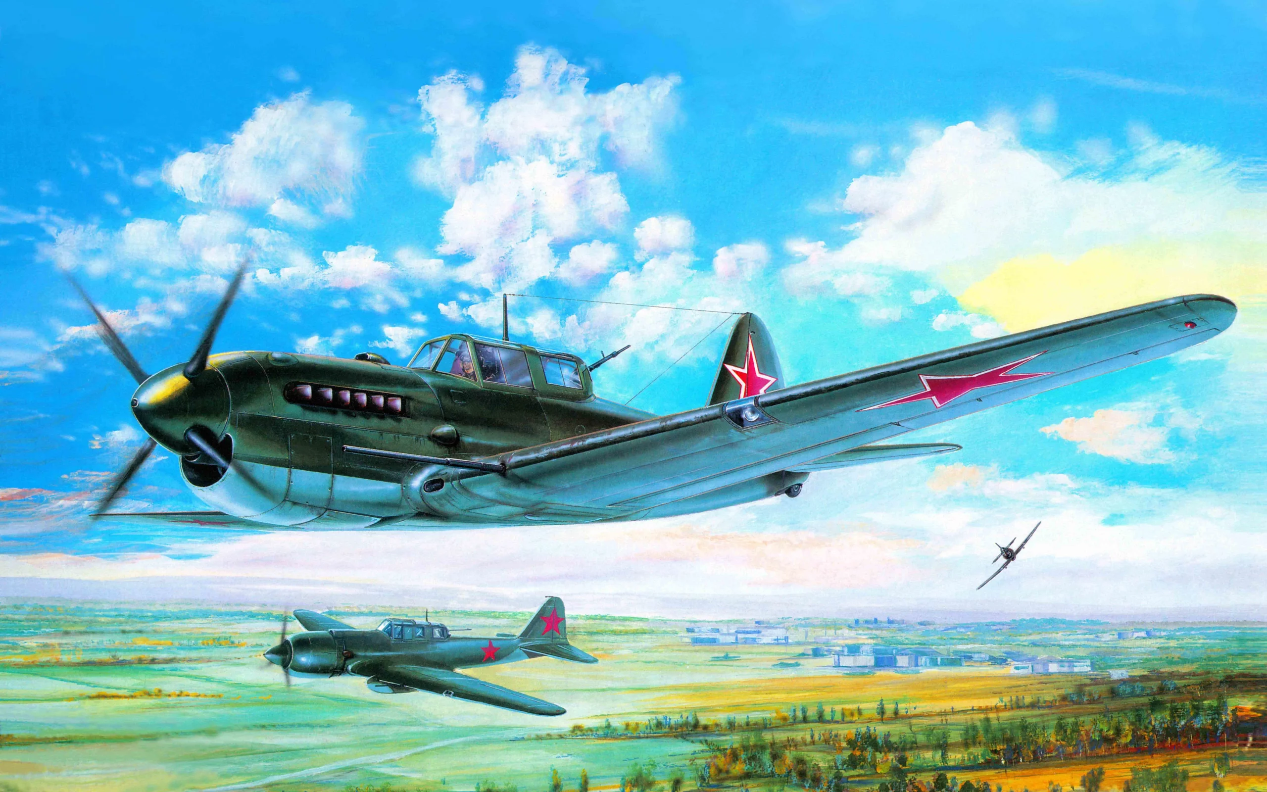 самолет, советский, Арт, су-6, опытный, ам-42