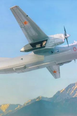 воздушного, советский, ан-30, наблюдения, самолёт, Небо