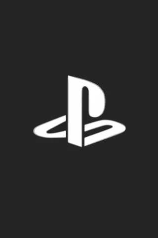 логотип, консоль, playstation, серый, фон, Sony playstation