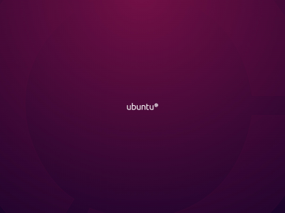 минимализм, linux, Ubuntu, фиолетовый
