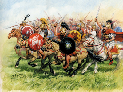 рим, Рисунок, кавалерия, республиканская, iii-i вв. до н.э.