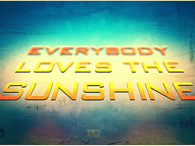 everybody loves the sunshine, фон, слова, стиль
