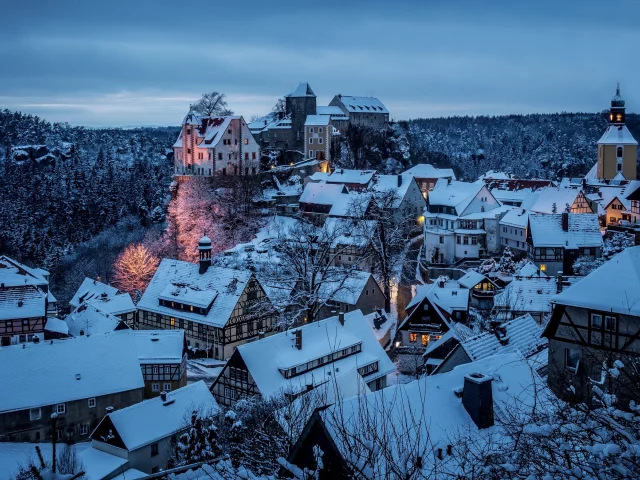 germany, landkreis s__chsische schweiz, город, хонштайн, hohnstein, saxony