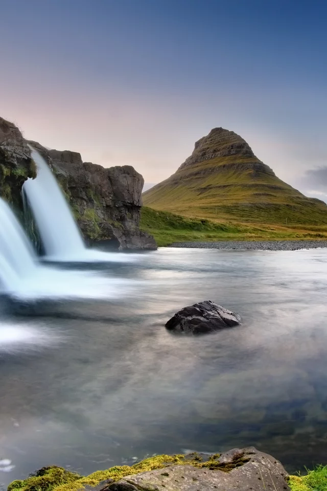 kirkjufell, by ________¶__§___, вулкан, исландия, гора