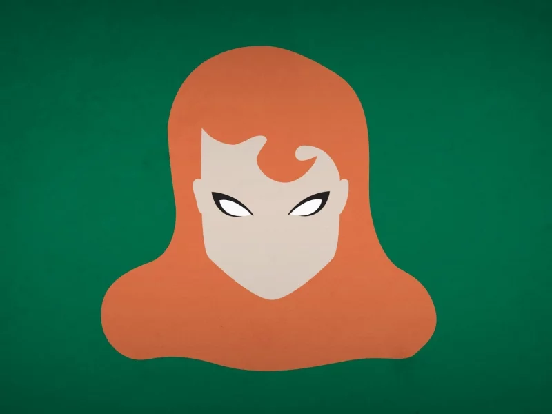 dc comics, Blo0p, poison ivy, минимализм