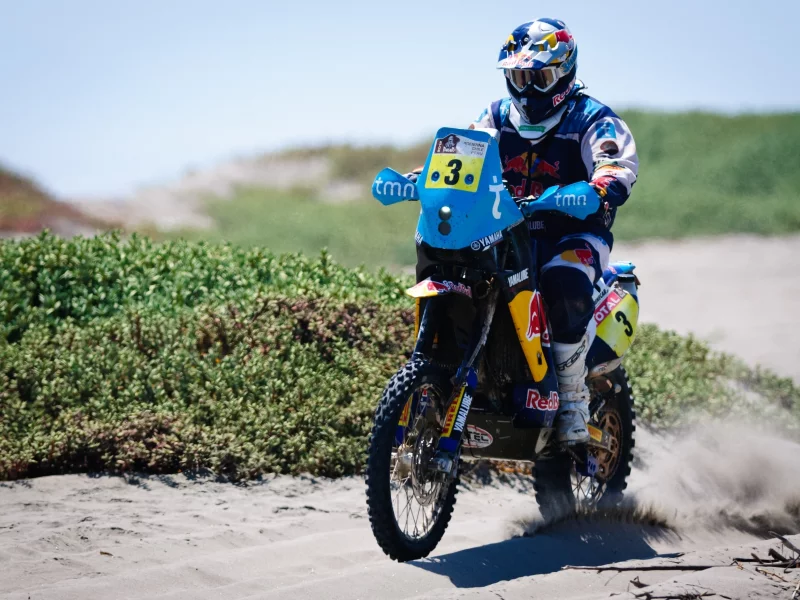 dakar, мото, rally, Мотоцикл, песок, гонка, red bull, гонщик, спорт