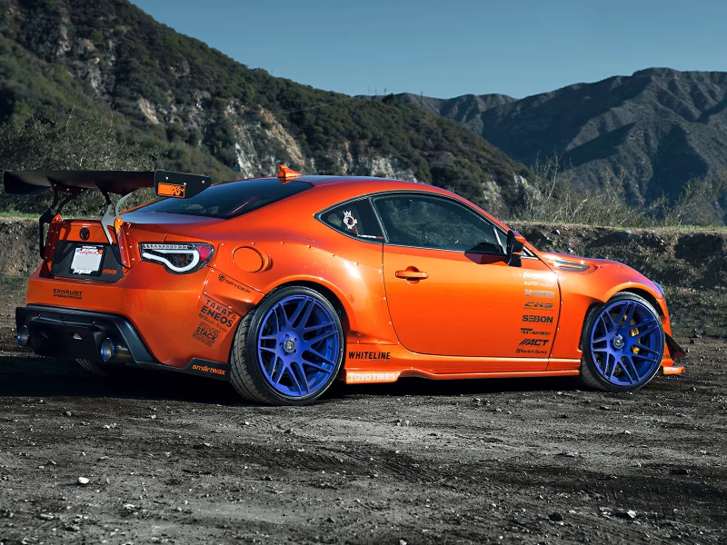 style, mountain, widebody, 86, wheels, scion, rims, orange, tuning, spoilers, Toyota, fr-s