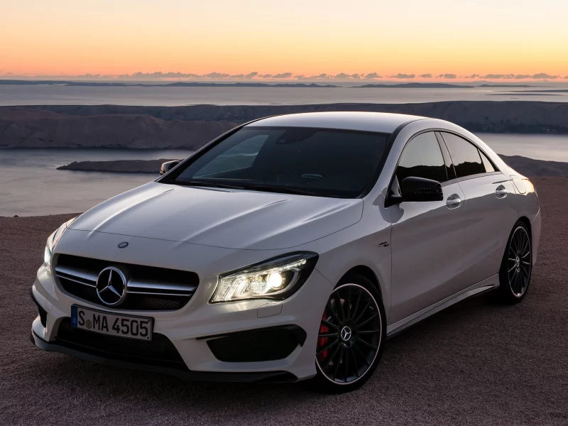 Mercedes-benz, 45, свет, фары, cla, авто, amg