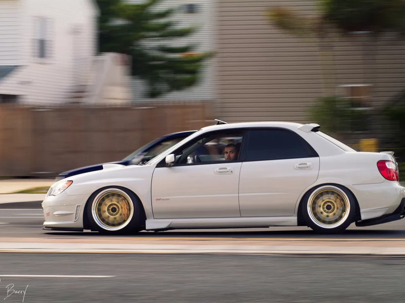 sti, rigshot, impreza, Subaru, white, wrx, stance