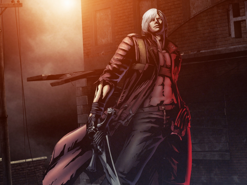 dante, sword, fate of two worlds, Devil may cry, game wallpapers, marvel vs capcom 3, guns, dmc