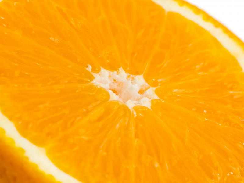 Апельсин, фрукт, макро, оранжевый, цитрус