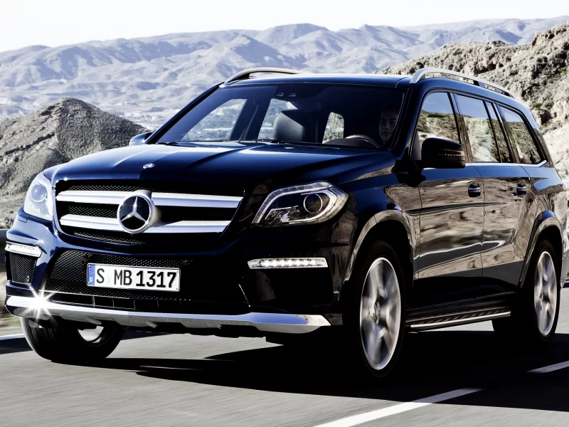 bluetec, Mercedes-benz, мерседес, передок, джип, gl, гл, синий, 350