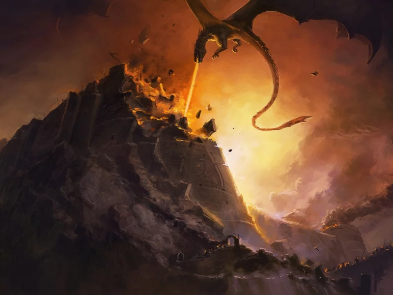 Scathe of nargothrond, grrrod, glaurung, silmarillion, dragon, siege, john ronald reuel tolkien