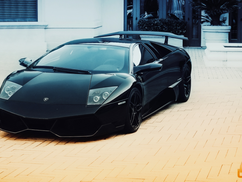 murcielago, lp670-4 sv, чёрный, ламборгини, мурсиэлаго, black, Lamborghini