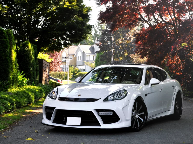 turbo, улица, porsche panamera, Mansory, суперкар, порше, белый