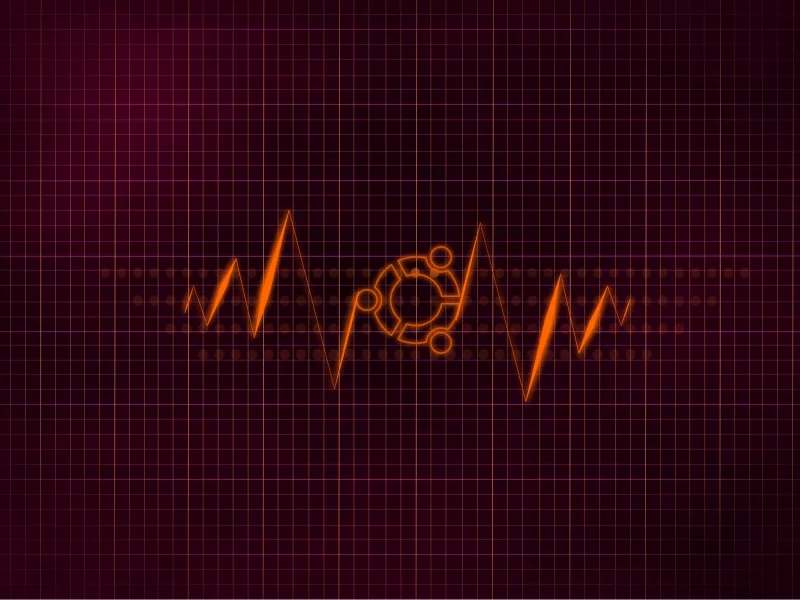 linux, фиолетовый, минимализм, Ubuntu