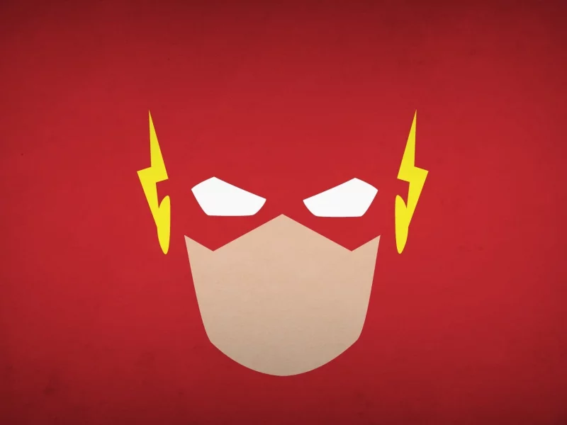 минимализм, флеш, blo0p, супер герой, flash, комикс