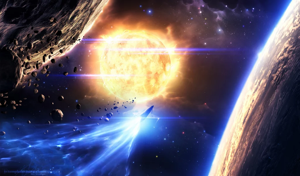 арт, астероиды, planets, космос, space, art, звезды