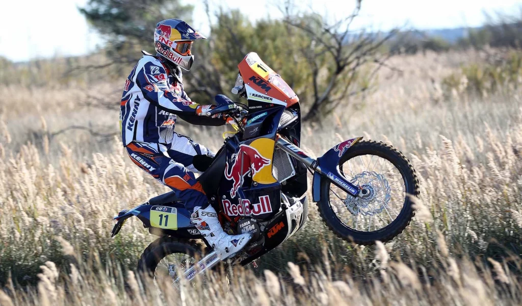 гонка, спорт, dakar, мотоцикл, вид сбоку, гонщик, rally, мото
