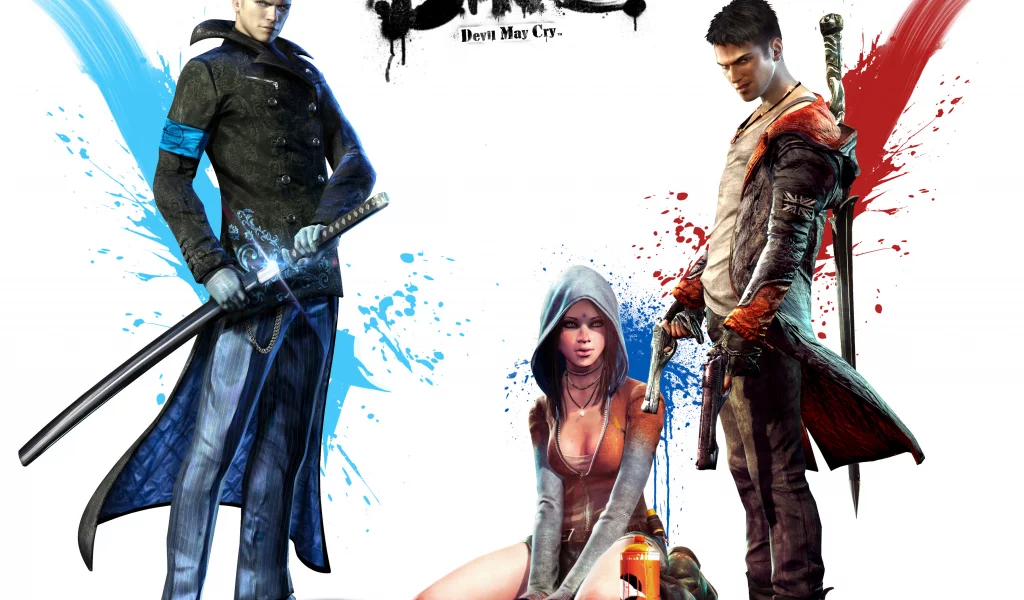 devil may cry 5, dmc, kat, dante, меч, пистолеты, vergil, верлигий