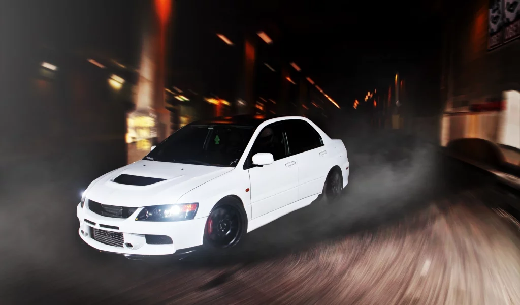 mitsubishi, evolution, front, эволюшн, lancer, 9, митсубиси, белый, white