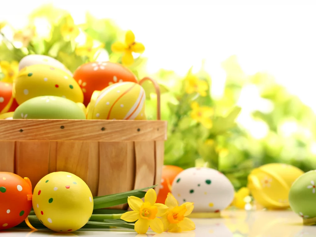 праздник, весна, яйца, пасхальные, пасха, желтые, easter