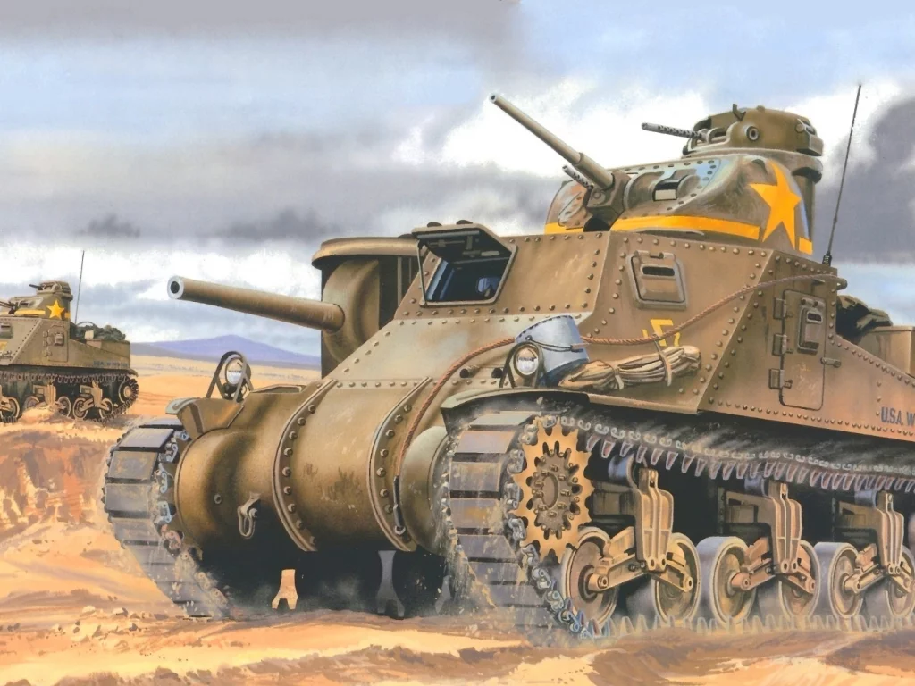 рисунок, сша, средний танк, m3 ли, m3 lee, don greer