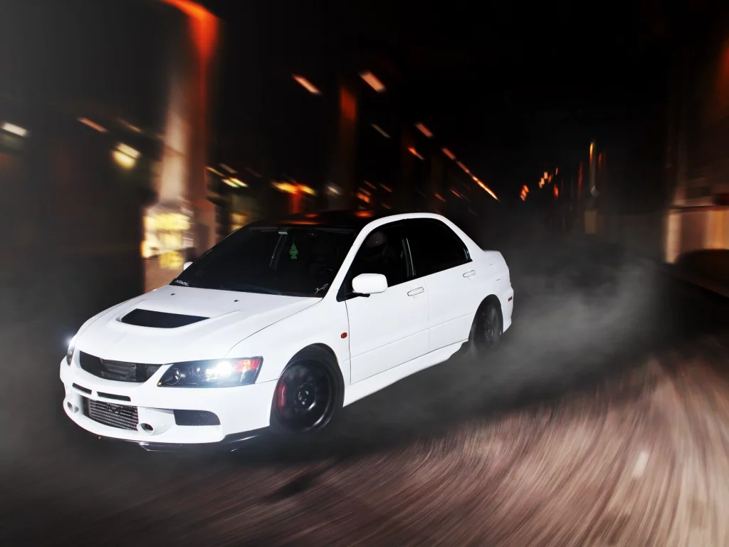 mitsubishi, evolution, front, эволюшн, lancer, 9, митсубиси, белый, white