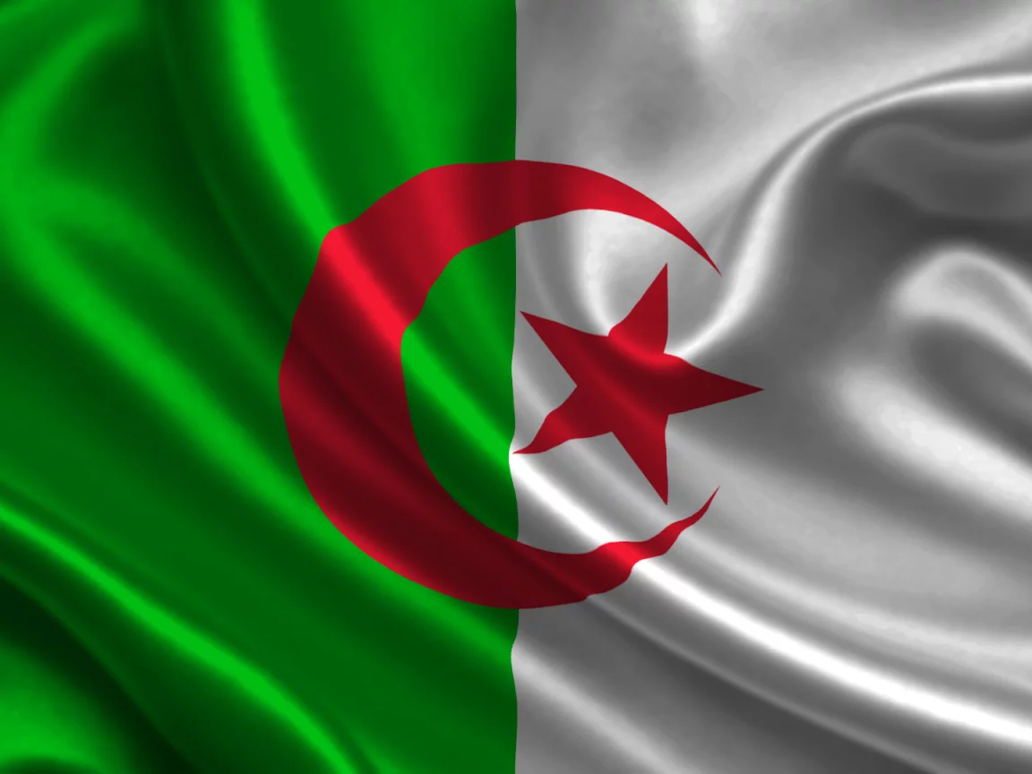флаг, алжир, algeria